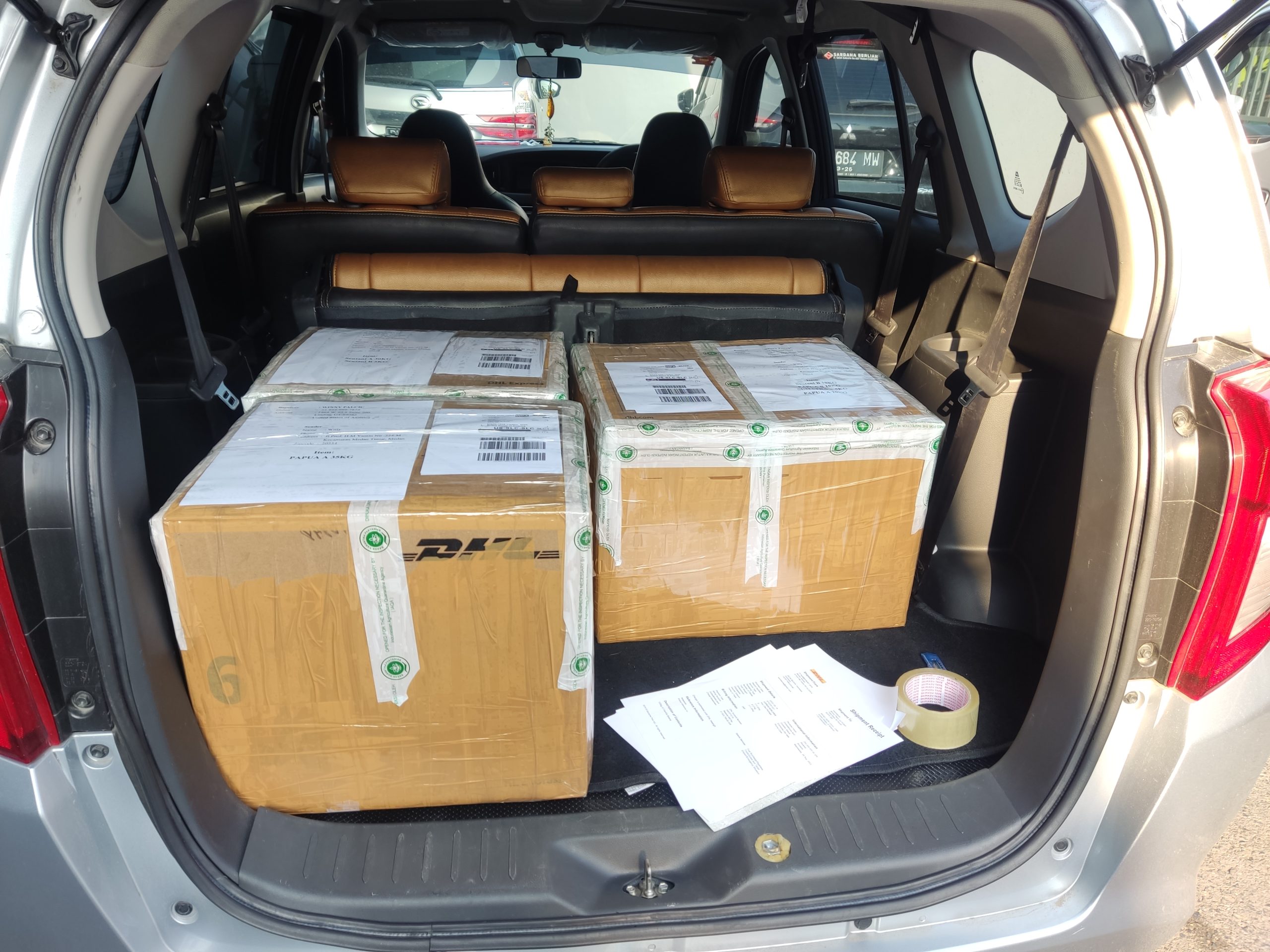 Vanillature vanilla export order ready for FedEx or DHL pickup